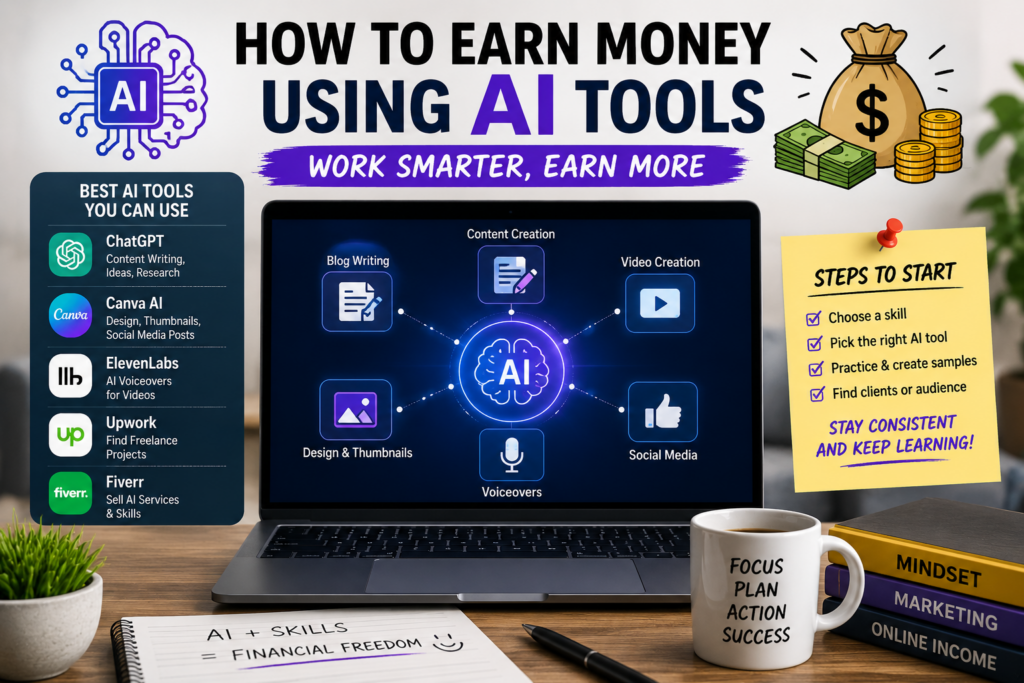 How to Earn Money Using AI Tools in 2026