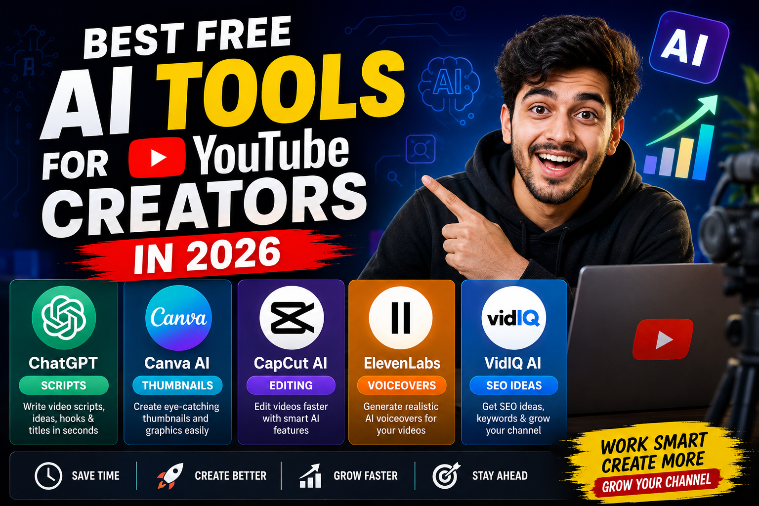 best free ai tools for youtube creators